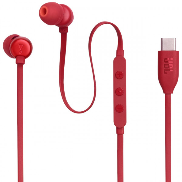 Фото - Наушники вкладыши проводные JBL Tune 310C USB-C Red (JBLT310CRED)