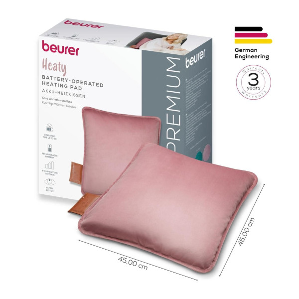 Фото - Электрогрелка для спины Beurer HK 77 Heaty blush-rose