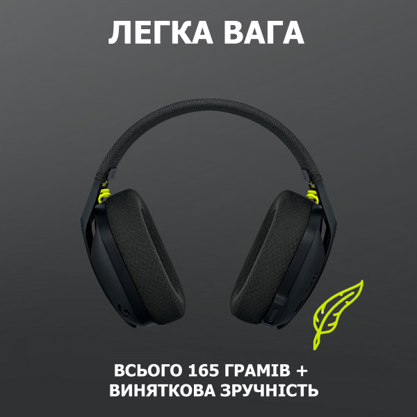 Фото - Уценка - Гарнитура беспроводная игровая Logitech G435 Black (981-001050)