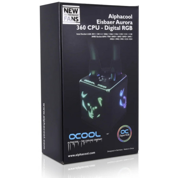 Фото - Водяная система охлаждения ALPHACOOL AURORA HPE EDIT.360 (11999)