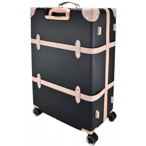 Фото - Чемодан Semi Line L Black/Pink Cream (T5671-4)