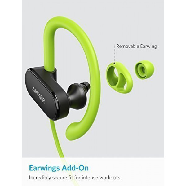 Фото - Наушники вкладыши беспроводные Anker SoundBuds Curve Black/Green (A3263HM1)