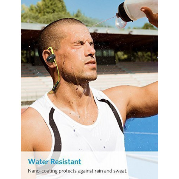 Фото - Наушники вкладыши беспроводные Anker SoundBuds Curve Black/Green (A3263HM1)