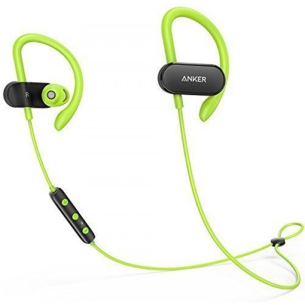 Фото - Наушники вкладыши беспроводные Anker SoundBuds Curve Black/Green (A3263HM1)