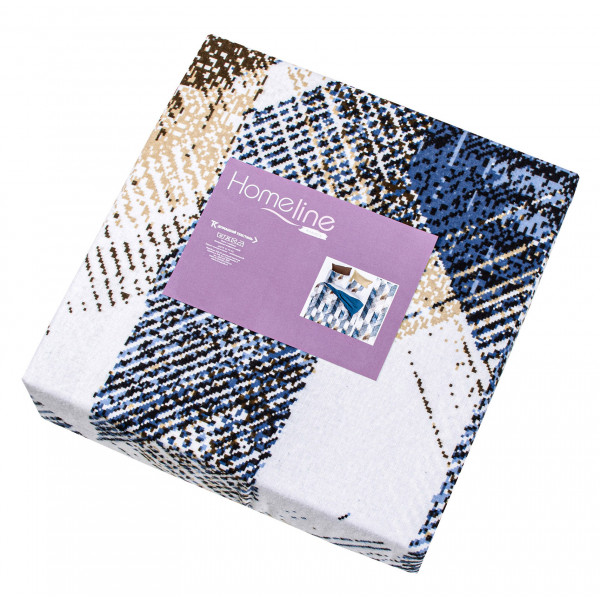 Фото - Комплект постельного белья Home Line синяя графика (182765)