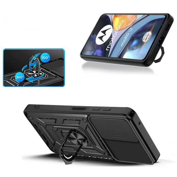 Фото - Чехол для смартфона BeCover Military for Motorola Moto G22 Black (708186)