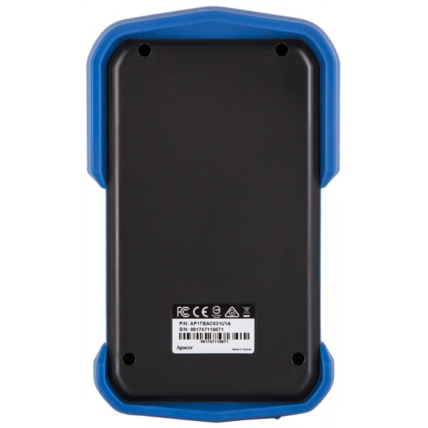 Фото - Жесткий диск внешний Apacer AC631 1 TB USB 3.1 Blue (AP1TBAC631U-1)