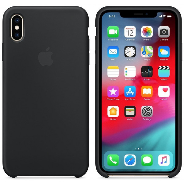 Фото - Чехол для смартфона Apple Silicone Case iPhone XS Max - Black (MRWE2ZM/A)