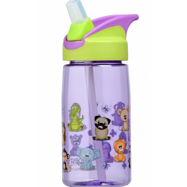 Фото - Бутылка для воды Ardesto Funny Animals 500 мл Green (AR2201TA)