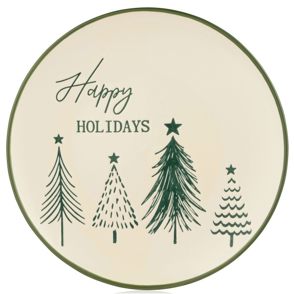 Фото - Тарелка обеденная Ardesto Christmas New Year's 21 см (AR3090) Фото - Тарелка обеденная Ardesto Christmas New Year's 21 см (AR3090)