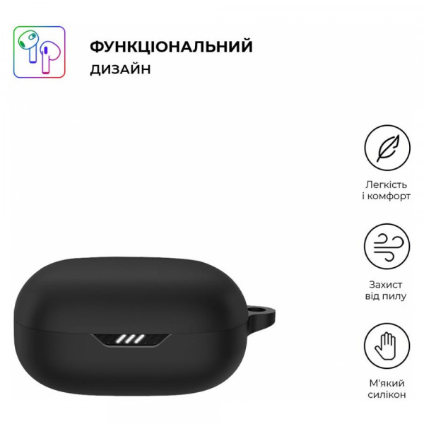 Фото - Чехол для наушников ArmorStandart Hang Case for JBL Wave Flex Black (ARM73550)
