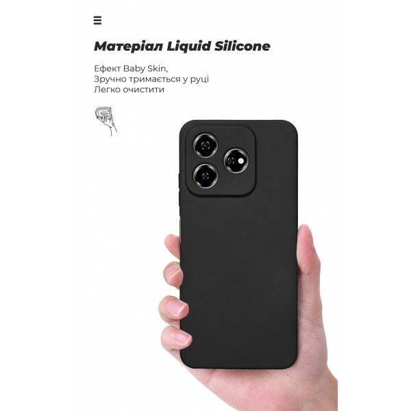 Фото - Чехол для смартфона Armorstandart ICON for ZTE Nubia V60 Camera cover Black (ARM78976)