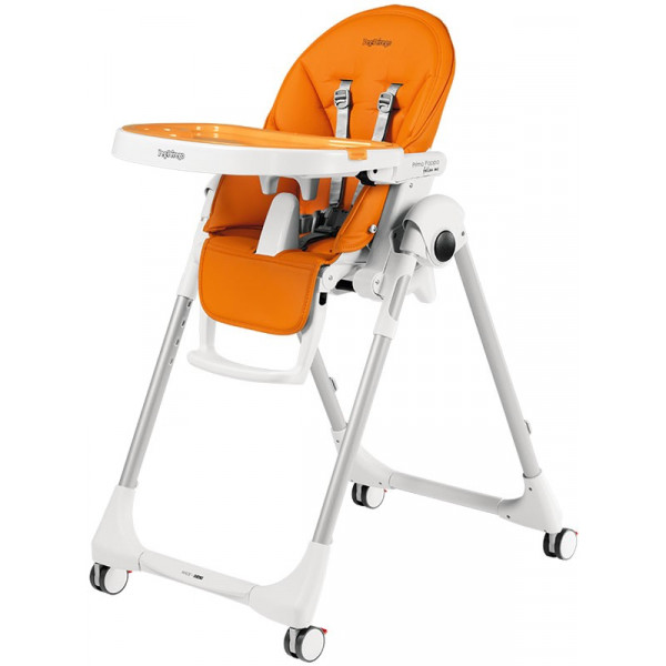 Фото - Стульчик для кормления трансформер Peg-Perego Prima Pappa Follow Me Arancia (оранжевый)