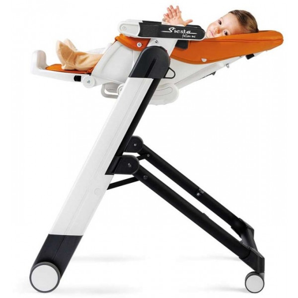 Фото - Стульчик для кормления трансформер Peg-Perego Siesta Follow Me Arancia (оранжевый)