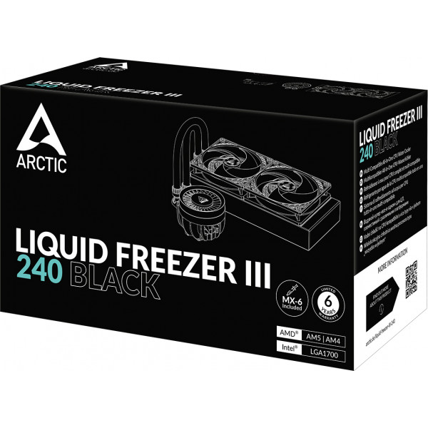 Фото - Водяная система охлаждения ARCTIC Liquid Freezer III 240 Black (ACFRE00134A)