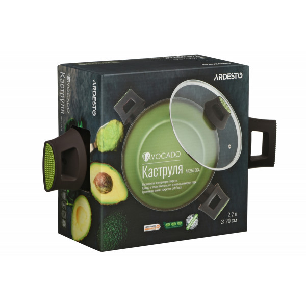 Фото - Кастрюля Ardesto Avocado 2,2 л Green
