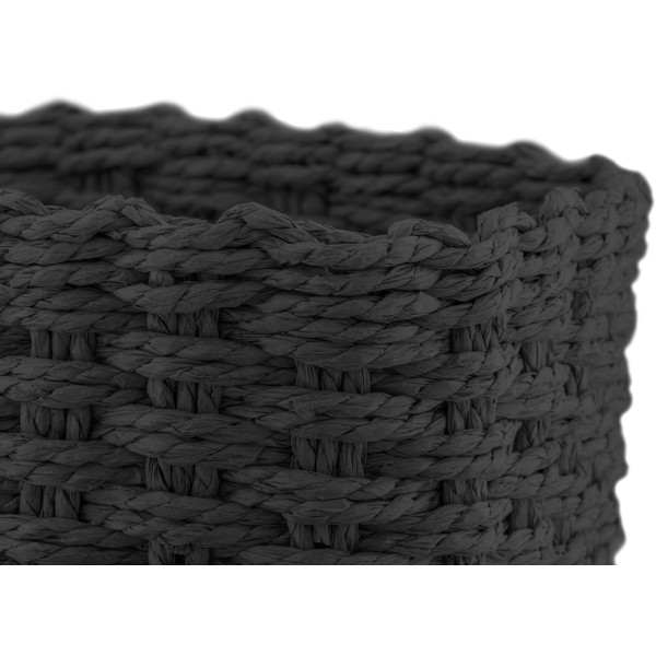 Фото - Набор корзин для хранения Ardesto Prestigio 3.3/2.2/1.4 л 3 пр. Чёрный (ARHC2505BL)