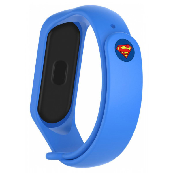 Фото - Ремешок для фитнес-браслета Armorstandart Superhero Edition for Xiaomi Mi Band 4/3 Superman Blue (ARM55071)