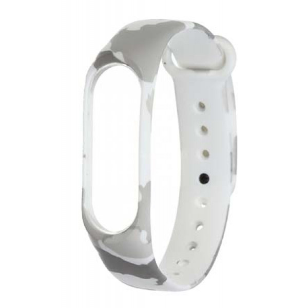 Фото - Ремешок для фитнес-браслета Armorstandart for Xiaomi Mi Band 4/3 Khaki White (ARM55640)