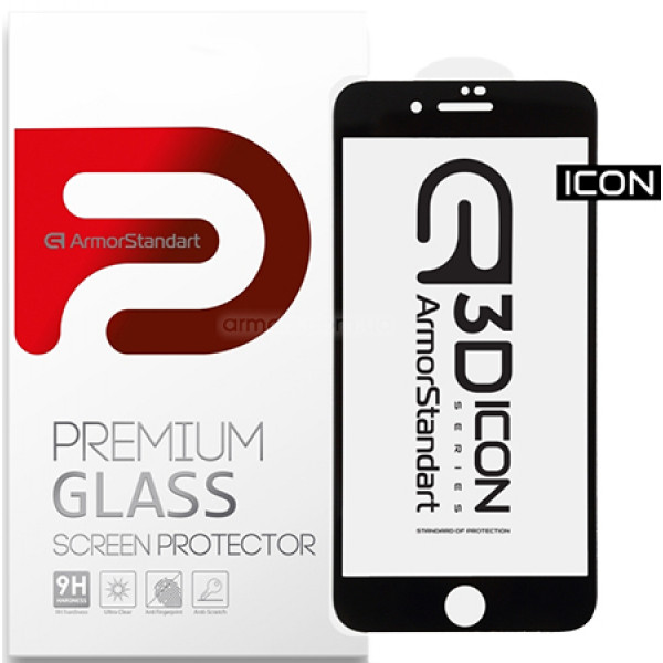 Фото - Защитное стекло для смартфона Armorstandart Icon 3D for Apple iPhone 8 Plus/7 Plus Black (ARM55982-GI3D-BK)