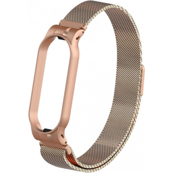 Фото - Ремешок для фитнес-браслета Armorstandart Milanese Magnetic Band for Xiaomi Mi Band 5 Vintage Gold (ARM56852)