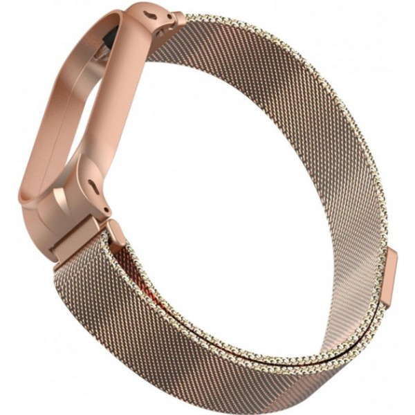 Фото - Ремешок для фитнес-браслета Armorstandart Milanese Magnetic Band for Xiaomi Mi Band 5 Vintage Gold (ARM56852)