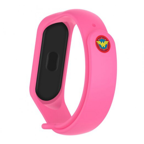 Фото - Ремешок для фитнес-браслета Armorstandart Superhero Edition for Xiaomi Mi Band 7/6/5 Wonder Woman Pink (ARM57070)
