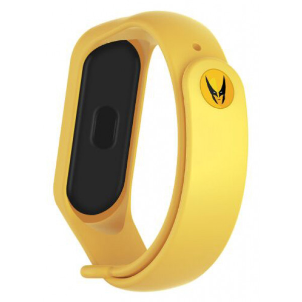 Фото - Ремешок для фитнес-браслета Armorstandart Superhero Edition for Xiaomi Mi Band 7/6/5 Wolverine Yellow (ARM57072)