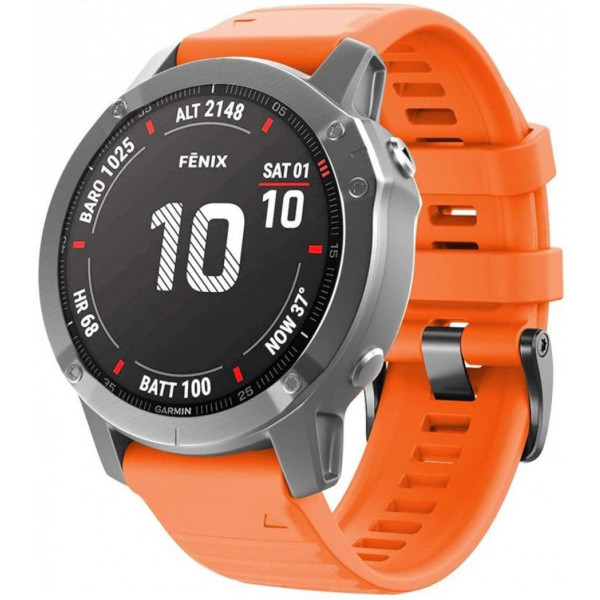Фото - Ремешок для смарт-часов Armorstandart Silicone 22mm for Garmin Fenix 5/6/7/7 Pro Orange (ARM60806)
