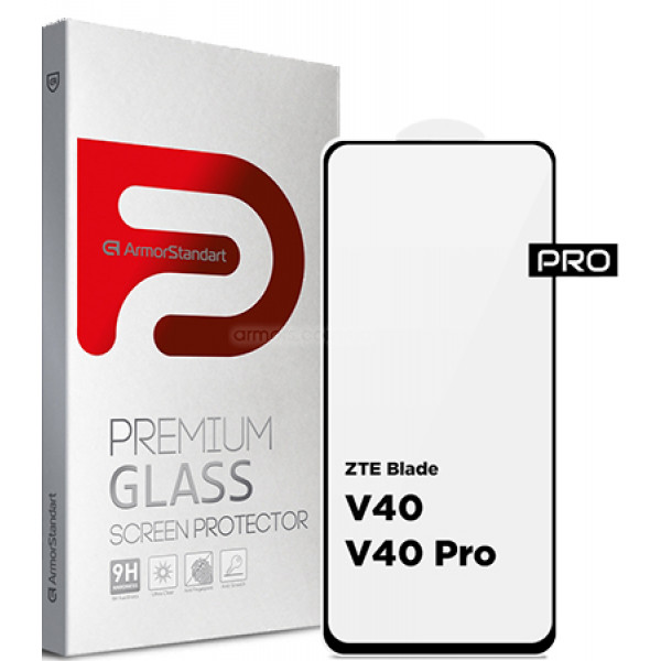 Фото - Защитное стекло для смартфона Armorstandart Pro for ZTE Blade V40 / V40 Pro Black (ARM63119)