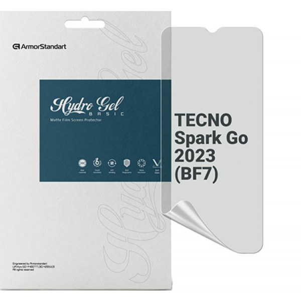 Фото - Защитная пленка для смартфона Armorstandart Matte for TECNO Spark Go 2023 (BF7) (ARM67164)