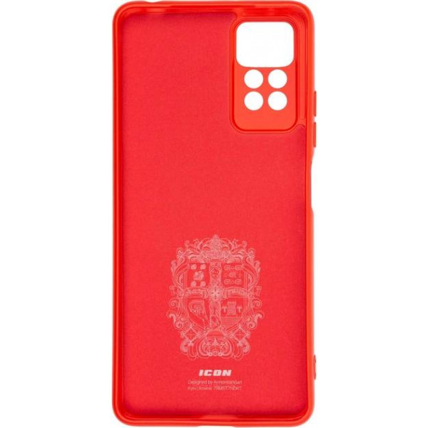 Фото - Чехол для смартфона Armorstandart Icon Case for Xiaomi Redmi Note 12 Pro 4G Camera cover Red (ARM69374)