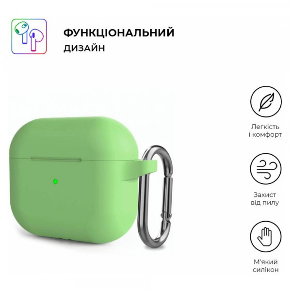 Фото - Чехол для наушников Armorstandart Hang Case for Apple AirPods 3 Matcha Green (ARM60315)
