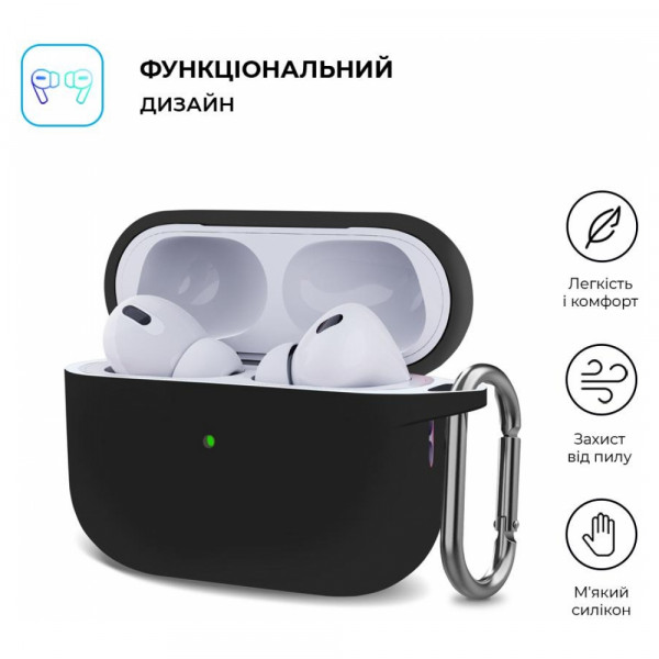 Фото - Чехол для наушников Armorstandart Hang Case for Apple AirPods Pro 2 Black (ARM68601)