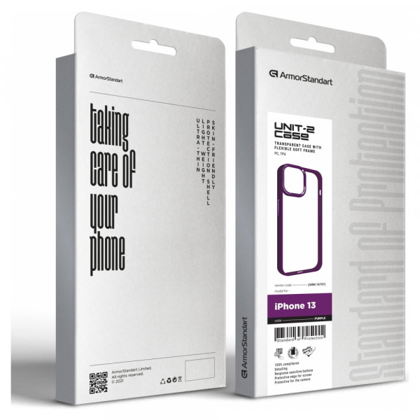 Фото - Чехол для смартфона Armorstandart UNIT2 for Apple iPhone 13 Purple (ARM74797)