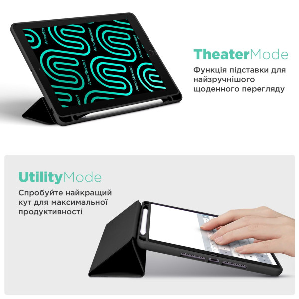 Фото - Чехол для планшета Armorstandart Smart Fold Pen for iPad 10.2 (2021/2020/2019) Black (ARM74935)