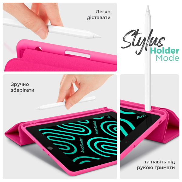 Фото - Чехол для планшета Armorstandart Smart Fold Pen for Apple iPad Pro 11 2025/2024 Rose Red (ARM78131)