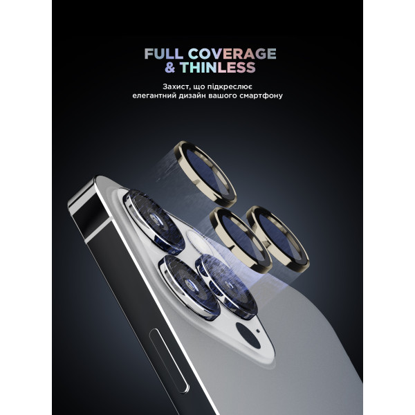 Фото - Защитное стекло для смартфона Armorstandart для камеры Supreme BI for iPhone 16 Pro/16 Pro Max Titanium (ARM79423)