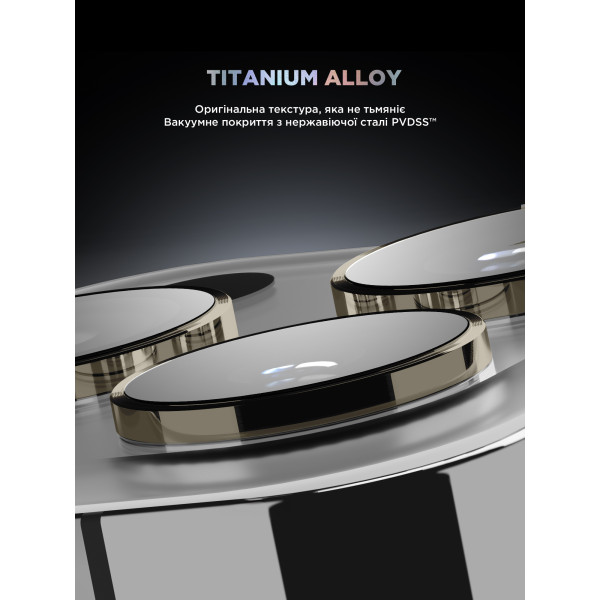 Фото - Защитное стекло для смартфона Armorstandart для камеры Supreme BI for iPhone 16 Pro/16 Pro Max Titanium (ARM79423)