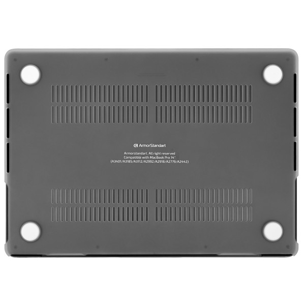 Фото - Чехол-накладка для ноутбука Armorstandart Matte for MacBook Pro 14 M4/M3/M2/M1 A3112/A3185/A3401/A2992/A2918/A2779/A2442 Clear (ARM79459)