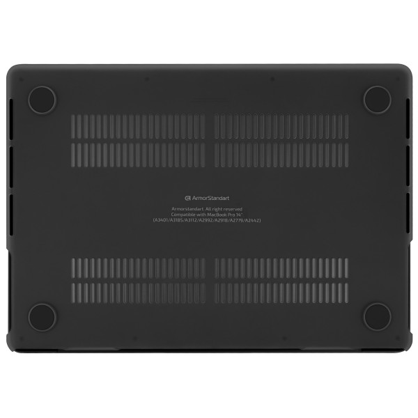 Фото - Чехол-накладка для ноутбука Armorstandart Matte for MacBook Pro 16 M4/M3/M2/M1 A3403/A3186/A2991/A2780/A2485 Grey (ARM79462)