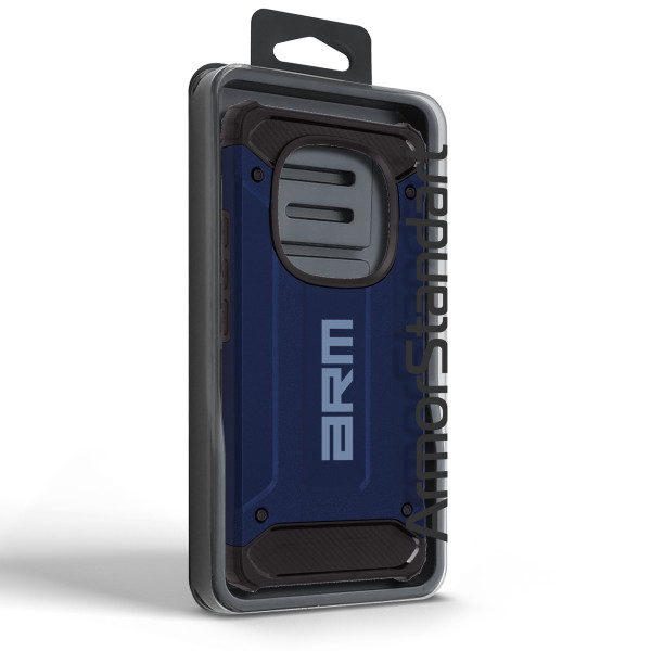 Фото - Чехол для смартфона Armorstandart Panzer for Xiaomi Redmi Note 14 Pro 4G / 14 Pro 5G / Poco X7 Dark Blue (ARM79849)
