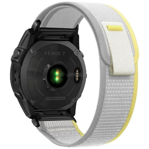 Фото - Ремешок для смарт-часов Armorstandart Trail for Garmin 22 mm Beige/Yellow (ARM85695)