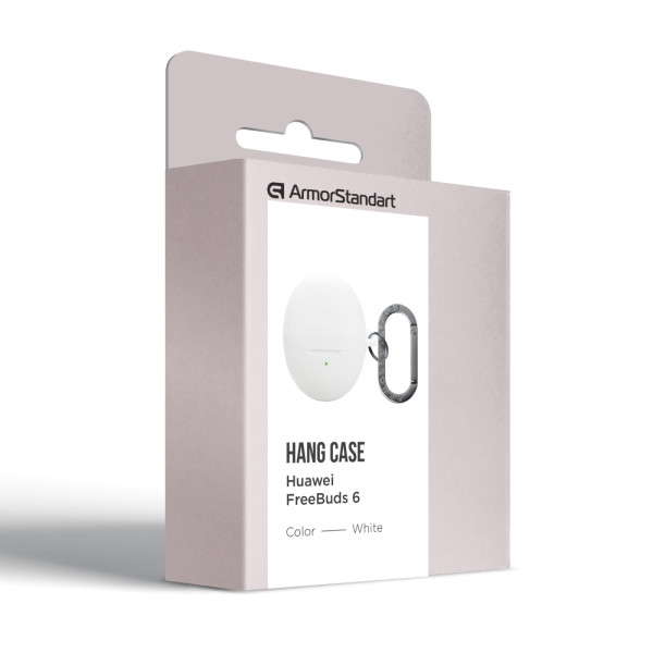 Фото - Чехол для наушников Armorstandart Hang Case for Huawei FreeBuds 6 White (ARM86145)