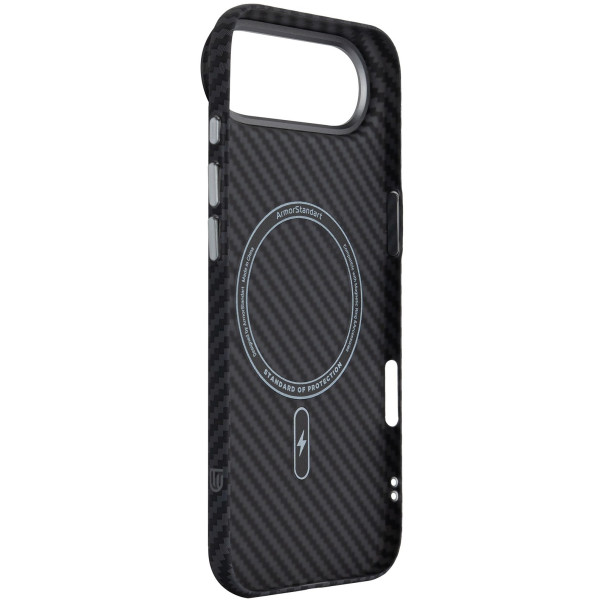 Фото - Чехол для смартфона Armorstandart LikeCarbon2 MagCase for Apple iPhone 17 Air Carbon Black (ARM86260)