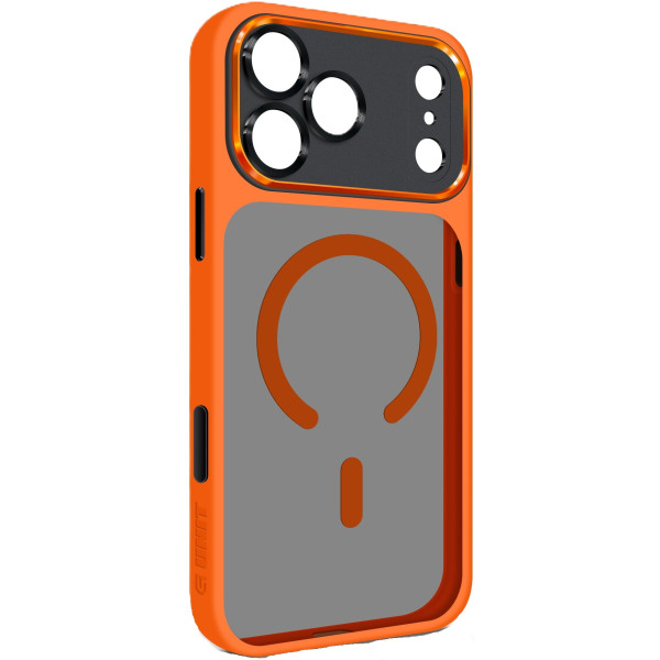 Фото - Чехол для смартфона Armorstandart Unit-C MagCase SE for Apple iPhone 17 Pro Orange Black (ARM86317) Фото - Чехол для смартфона Armorstandart Unit-C MagCase SE for Apple iPhone 17 Pro Orange Black (ARM86317)