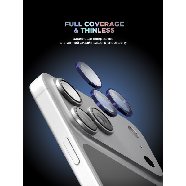Фото - Защитное стекло для смартфона Armorstandart для камеры Supreme BI for iPhone 17 Pro/17 Pro Max Blue (ARM86439)