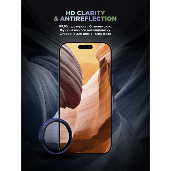 Фото - Защитное стекло для смартфона Armorstandart для камеры Supreme BI for iPhone 17 Pro/17 Pro Max Blue (ARM86439)