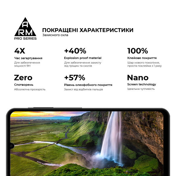 Фото - Защитное стекло для смартфона Armorstandart Pro for Samsung A07 4G (ARM86511)