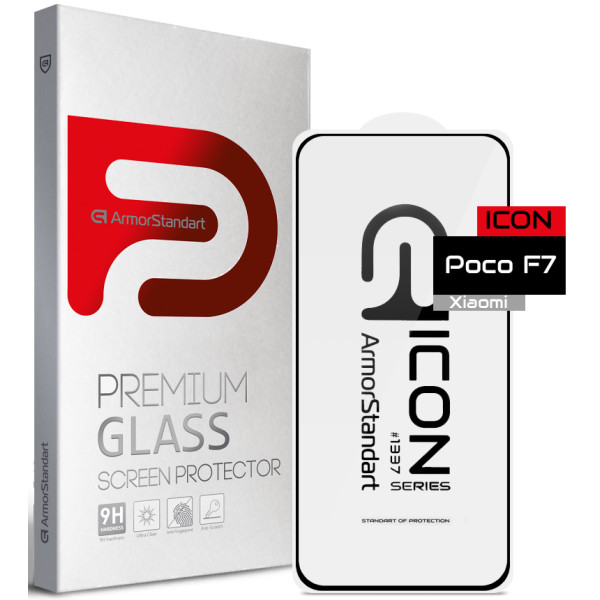 Фото - Защитное стекло для смартфона Armorstandart Icon for Xiaomi Poco F7 (ARM86918)